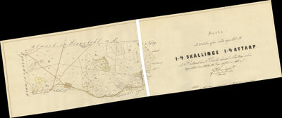 Historiska GIS-kartor M54-20.1b Skällinge digital map