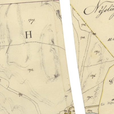 Historiska GIS-kartor M54-20.1b Skällinge digital map