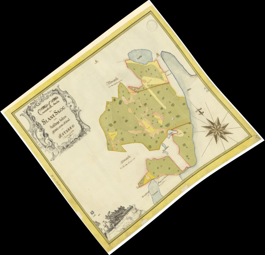 M54-21.1 Släne Map by Historical GIS maps | Avenza Maps