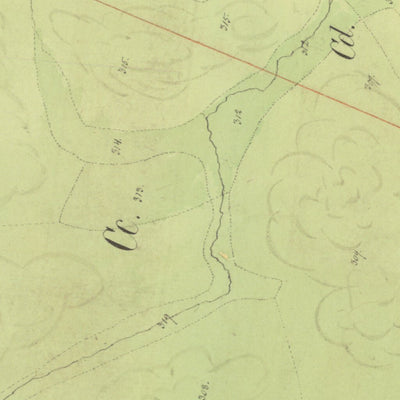 Historiska GIS-kartor M54-6.1 Bösarp digital map