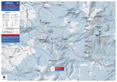 HokkaidoWilds.org Hakkoda-zan Ski Touring Map C (Aomori Prefecture, Japan) digital map