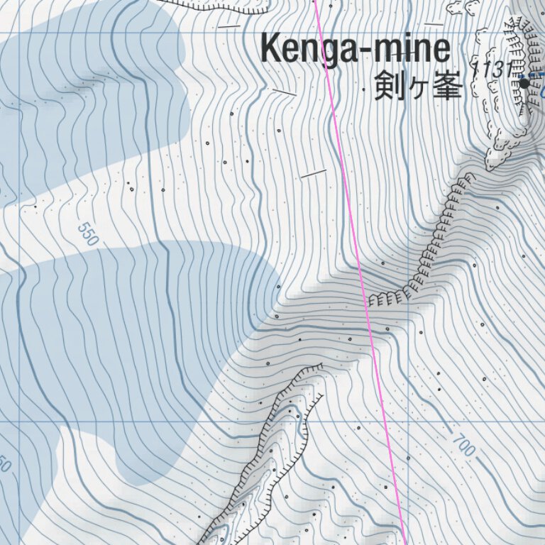 Komagatake Akai-kawa Route Ski Touring (Hokkaido, Japan) Map by