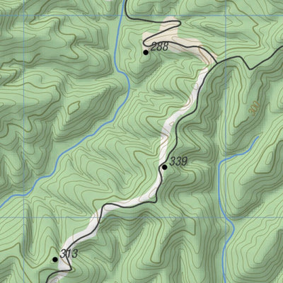 HokkaidoWilds.org MAP 2/4 - Upper Uryu River Paddling (Hokkaido, Japan) digital map