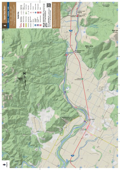 HokkaidoWilds.org MAP 4/4 - Upper Uryu River Paddling (Hokkaido, Japan) digital map