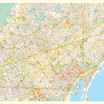 Huber Kartographie GmbH Barcelona 1 : 10.000 digital map