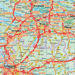 Huber Kartographie GmbH Benelux 1 : 600.000 digital map