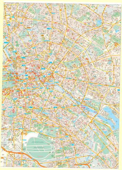 Huber Kartographie GmbH Berlin Citymap 1 : 18.500 digital map