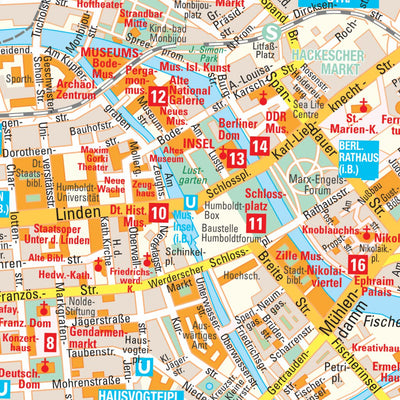 Huber Kartographie GmbH Berlin Citymap 1 : 18.500 digital map