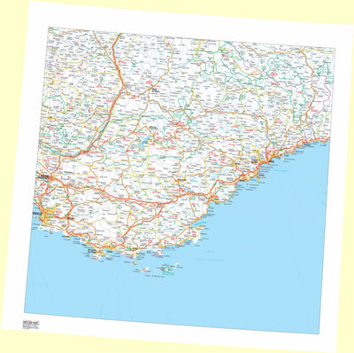 Huber Kartographie GmbH Cote d'Azur 1 : 320.000 digital map