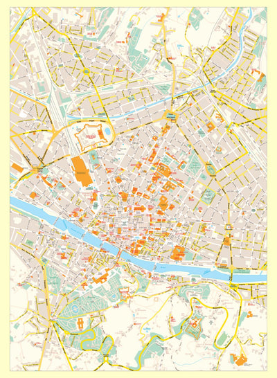 Huber Kartographie GmbH Florence 1 : 13.000 digital map