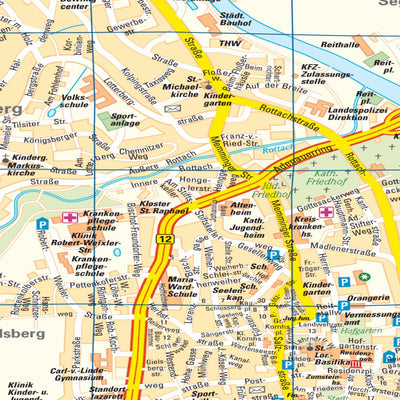 Huber Kartographie GmbH Kempten 1 : 20.000 digital map