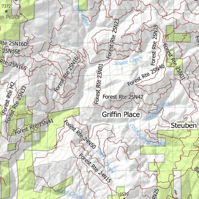 HuntData LLC California Deer Hunting Zone B1(S) Map digital map