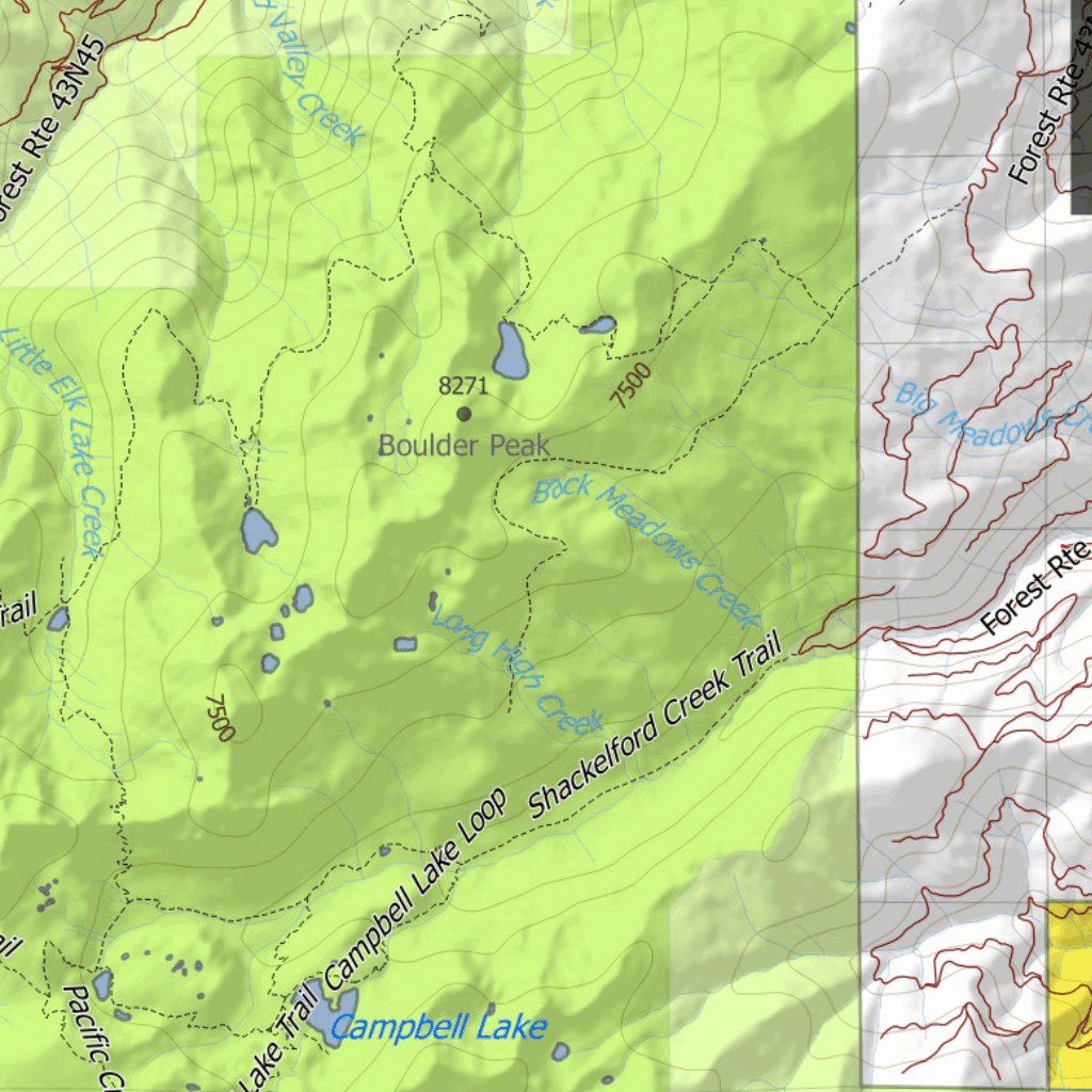 California Deer Hunting Zone B6 Map By HuntData LLC | Avenza Maps