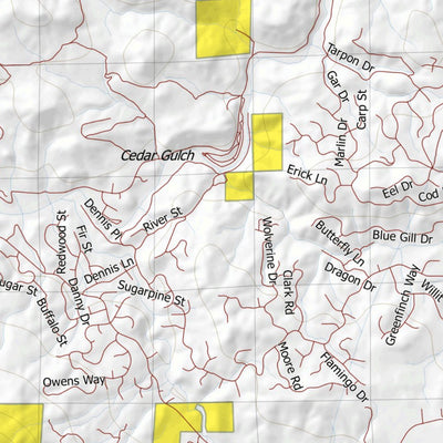 HuntData LLC California Deer Hunting Zone C1 Map digital map