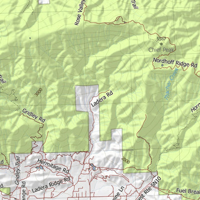 HuntData LLC California Deer Hunting Zone D13 Map digital map