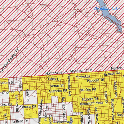HuntData LLC California Deer Hunting Zone D17(SE) Map digital map