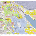 HuntData LLC California Deer Hunting Zone D19 Map digital map