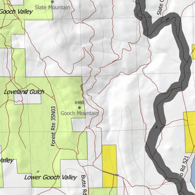 HuntData LLC California Deer Hunting Zone X5a Map digital map