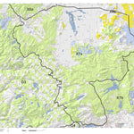 HuntData LLC California Deer Hunting Zone X7a Map digital map