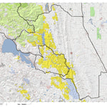 HuntData LLC California Elk Hunting Zone Bear_Valley Map digital map