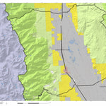HuntData LLC California Elk Hunting Zone Independence_Zone Map digital map