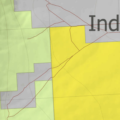 HuntData LLC California Elk Hunting Zone Independence_Zone Map digital map