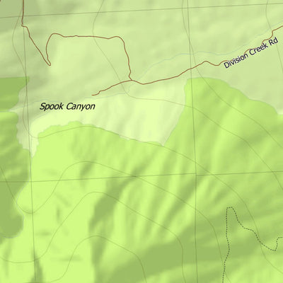 HuntData LLC California Elk Hunting Zone Independence_Zone Map digital map