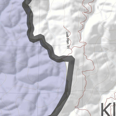 HuntData LLC California Elk Hunting Zone Klamath Map digital map