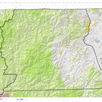 HuntData LLC California Elk Hunting Zone Marble Mtns (N) Map digital map