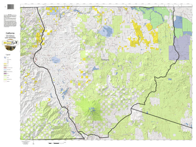 HuntData LLC California Elk Hunting Zone Siskiyou Map digital map