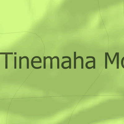 HuntData LLC California Elk Hunting Zone Tinemaha_Mtn Map digital map