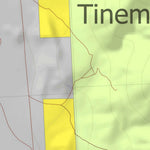 HuntData LLC California Elk Hunting Zone Tinemaha_Zone Map digital map