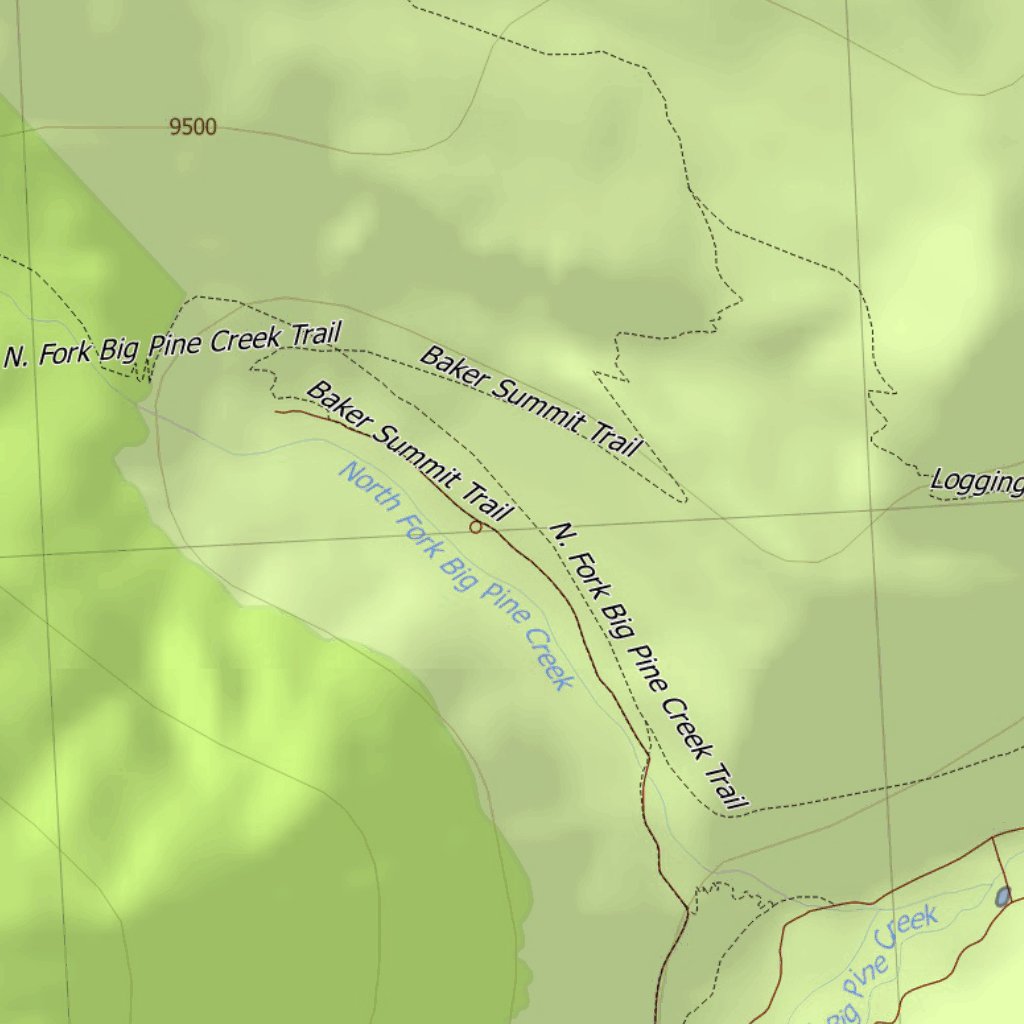 California Elk Hunting Zone West_Tinwmaha_Zone Map map by HuntData LLC