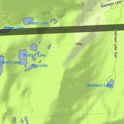 HuntData LLC California Elk Hunting Zone Whitney_Zone Map digital map