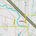 HuntData LLC Co Unit 114 Elk Summer, Winter Concentrations and Migration Routes digital map