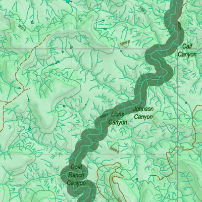 HuntData LLC Co Unit 136 Elk Summer, Winter Concentrations and Migration Routes digital map