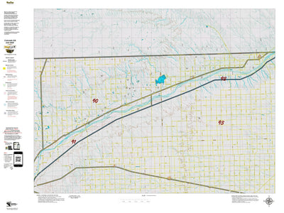HuntData LLC Co Unit 90 Elk Summer, Winter Concentrations and Migration Routes digital map
