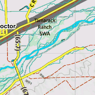 HuntData LLC Co Unit 91 Elk Summer, Winter Concentrations and Migration Routes digital map