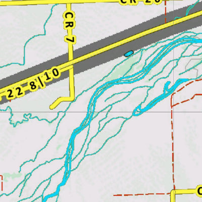 HuntData LLC Co Unit 92 Elk Summer, Winter Concentrations and Migration Routes digital map