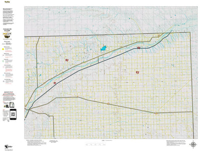 HuntData LLC Co Unit 93 Elk Summer, Winter Concentrations and Migration Routes digital map