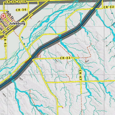 HuntData LLC Co Unit 93 Elk Summer, Winter Concentrations and Migration Routes digital map