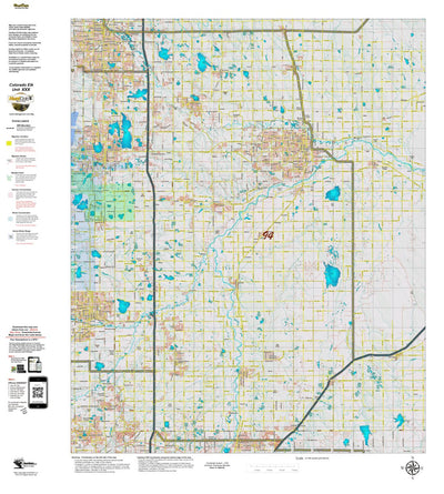 HuntData LLC Co Unit 94 Elk Summer, Winter Concentrations and Migration Routes digital map