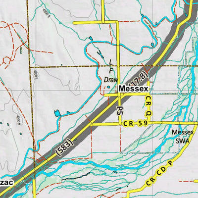 HuntData LLC Co Unit 97 Elk Summer, Winter Concentrations and Migration Routes digital map