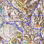 HuntData LLC Colorado State Elk Concentration Map digital map