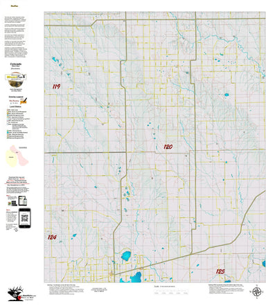 HuntData LLC Colorado Unit 120 Bear Concentrations digital map