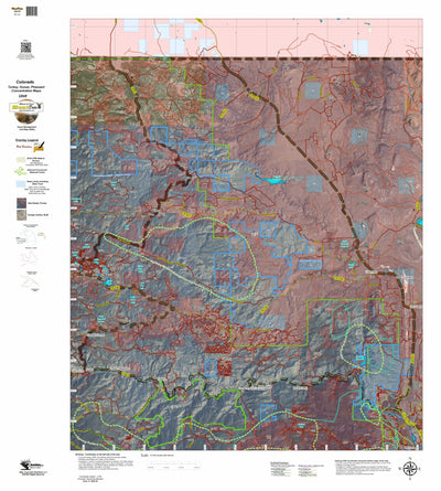 HuntData LLC Colorado Unit 191 Turkey, Goose, and Pheasant Concentration Map digital map