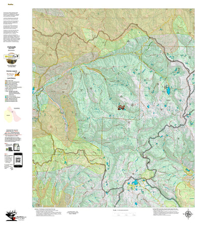 HuntData LLC Colorado Unit 24 Bear Concentrations digital map