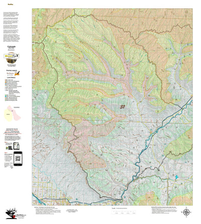 HuntData LLC Colorado Unit 31 Bear Concentrations digital map