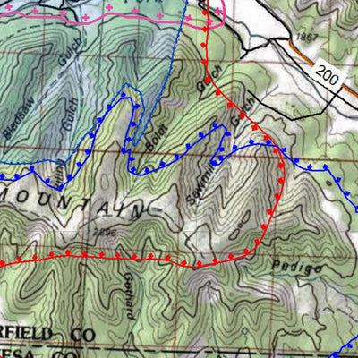 HuntData LLC Colorado Unit 31 Elk Concentration Map digital map
