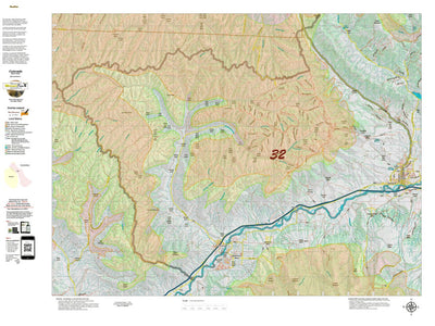 HuntData LLC Colorado Unit 32 Bear Concentrations digital map